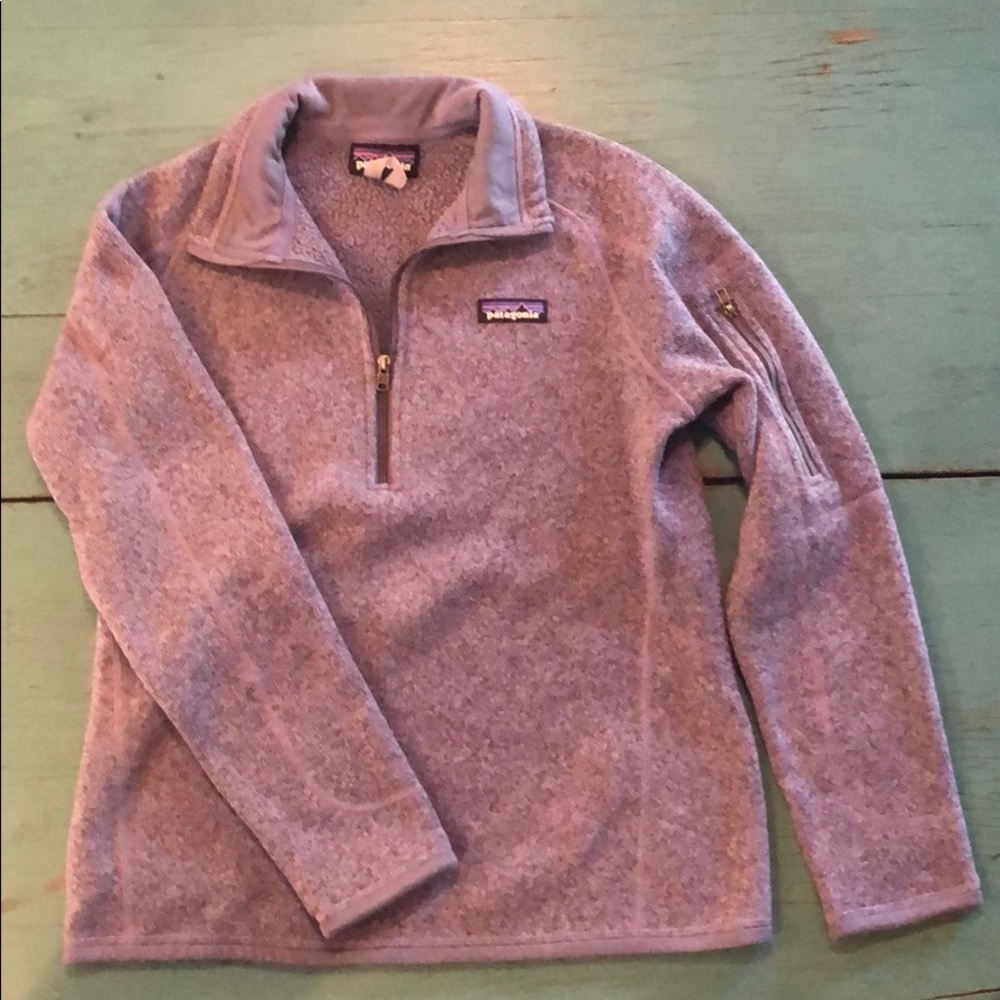 Patagonia Purple half-zip pullover